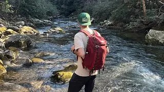 FIRST EVER VLOG! Hiking Whitewater Falls - SC, NC