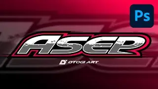 Membuat Desain Logo Nama Racing (ASEP) 2023 di Photoshop