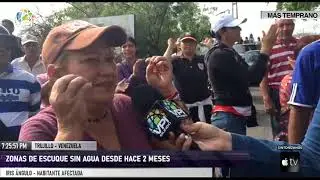 Trujillo - Comunidad de Escuque cumple dos meses sin servicio de agua - VPItv