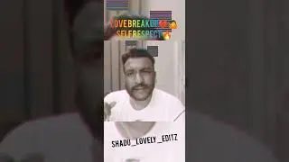 Love Breakup || Self respect 🔥|| Dr. Alfred Jose free life advice💯🔥🤷💯full screen whatsapp status