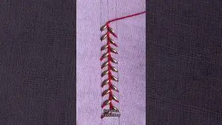 Wonderful Pearl Borderline Embroidery #embroidery #pearl #borderline #vairal #shorts