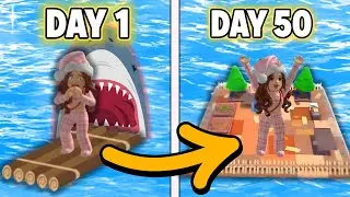 NEW ROBLOX GAME: 50 Days on a Raft - I Didn't Expect this!