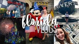 FLORIDA VLOGS! DAY 1 - 5 | DISNEY WORLD & UNIVERSAL STUDIOS! 🎢 | Brogan Tate