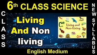 6th Class || English Medium || Science || Living And Non living || 2020 New Syllabus Digital Teacher