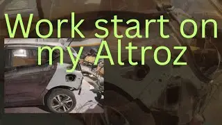 Work start on my Altroz | explorethetruedreams I vlog #192