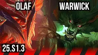 OLAF vs WARWICK (TOP) | 4/1/1 | KR Diamond | 25.S1.3