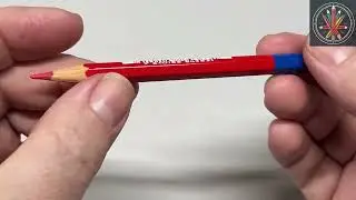 Caran D'Ache Bicolor BiColour 999 Red Blue Pencil Review