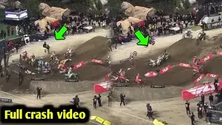 Justin Barcia & Malcolm Stewart Massive Crash Shocks Anaheim 450SX Main Event | Supercross 2026