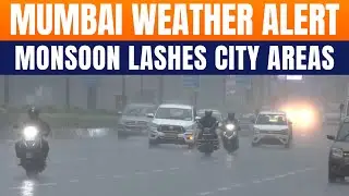 Mumbai Rains Lash City | Visuals From Bandra's Western Express Highway | News9