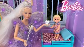 Barbie Family Night Routine and Tooth Fairy Story!