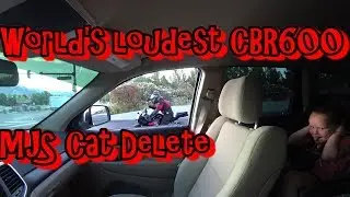 World's loudest CBR600RR with MJS cat delete + mgp growler slip on