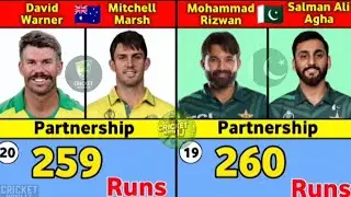 Top 40 Highest Partnerships in ODI History | Most Runs by Batting dous in ODIs | Cricket With IJ |