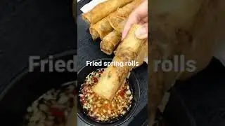 #shorts Fried spring rolls | KT Food Review