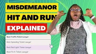 Misdemeanor Hit and Run Explained