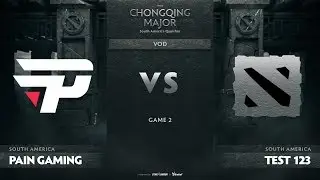 paiN Gaming vs Test 123, Game 2, SA Qualifiers The Chongqing Major