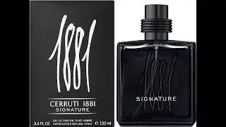 Cerruti 1881 Signature (2017) fragrance review