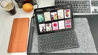 🔥 Newly designed tablet Bluetooth keyboard set #keyboard #tabletop #travel#Portable