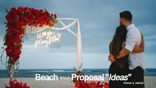 💍 Beach Proposal in Bali | A Romantic Surprise by the Ocean | Simran & Jaikirat #baliproposal
