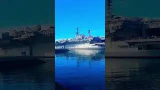 USS Midway Museum full of aircraft carriers 🚢 #sandiego #army #navy #museum