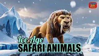 Ice Age Safari Animal Sounds Song | Nursery Rhyme for Kids - Learn Animal Names and Sounds