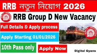 Rrb group d 2026 vacancy | Railway group d vacancy 2026 apply online