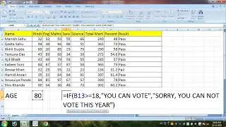 How to use nested if in excel #excel #advancedexcel