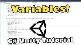 Unity C# Variable Tutorial