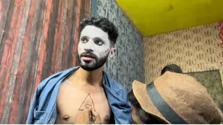 Hunted Makeup work #makeupartist #makeup #viral #pollywood #punjabi #punjabisong #shooting #hunter