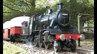 Minature 7 1/4 inch Gauge model railway steam engine