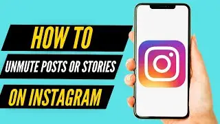 How to Unmute Posts or Stories on Instagram (2022)