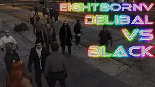 Eightborn 2  Dünya Savaşı elraen - delibal vs black w-guns ve vagos