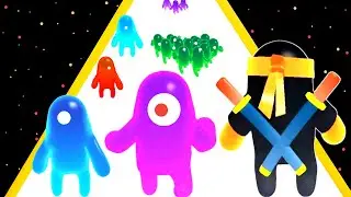 Join Blob Clash 3D - LEVEL UP SATISFYING MOBILE GAMEPLAY WALKTHROUGH