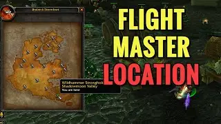 Wildhammer Stronghold Flight Master Location (WoW TBC)