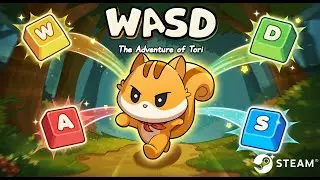 [WASD: The Adventure of Tori] co-op online multiplay arcade game Game Play Video