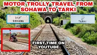 MOTOR TROLLEY TRAVEL FROM SOHAWA TO TARKI RAILWAY STATION I FIRST TIME ON YOUTUBE I RAILWAY TROLLEY