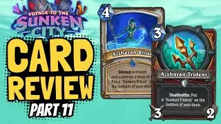 MURLOC KELESETH?! Silence Priest? So many sunken cards! | Sunken City Review #11