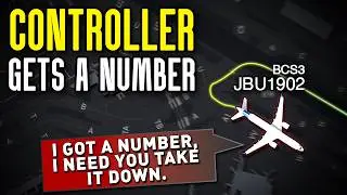 Пилот JetBlue сообщил свой номер телефона диспетчеру аэропорта имени Кеннеди. Реальная аудиозапис...
