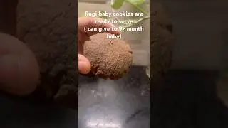 Soft & Crispy Ragi Cookies | Kids&rsquo; Favourite Snack 🍪| No Maida | No sugar #HealthyBaking #shorts