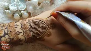 Trending Intricate Bridal Khafif Design | Step by Step Tutorial | Henna Fever