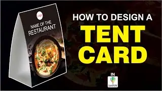 How to Design a Tent Card | CorelDRAW Tutorial | Graphic Designing Learning | Corel Tools Tutorial