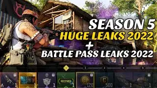 SEASON 5 HUGE LEAKS 2022 | CONFIRMED SEASON 5 BATTLE PASS 2022 |SEASON 5 CHARACTERS LEAKS 2022#codm