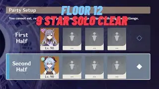 Keqing & Ganyu Solo 2.1 Spiral Abyss Floor 12 (9 stars) | Genshin Impact