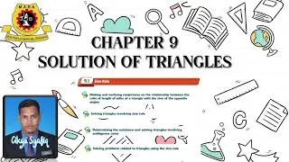 PDPR Additional Mathematics Form 4 KSSM Chapter 9 Solutions of Triangle (9.1)