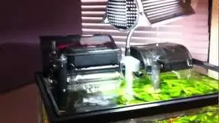 Fluval C2 Power Filter next to my old HOB filter