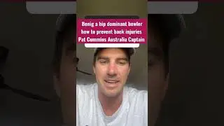 Benig a hip dominant bowler how to prevent back injuries #short #ytshort #patcummins