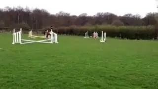 Burrows Lane Farm Beginners Showjumping :) 21/4/13
