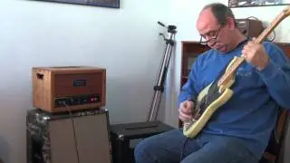 Демонстрация лампового гитарного усилителя-ревербератора Fender класса AB D-lab 6L6