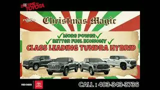 🎄 December Deals Are Here! 🎁🚗 Save Big on Toyota Tundras at Red Deer Toyota! 🎉