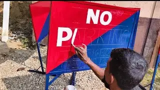 No parking Writing video