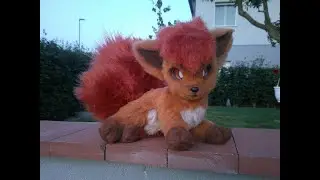Vulpix kanto pokemon Art Doll - Plush posable